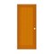 Trimlite 36" x 80" x 1-3/8" Fir 1-Panel Interior Shaker 7-1/4" RH Prehung Door with Brushed Chrome Hinges 3068fir8401RH26D714 - alternate 1